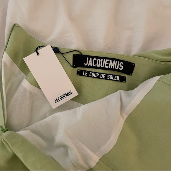 **NWT - Jacquemus Green 'La Robe Saudade' Dress - SZ 36 - Picture 6 of 16